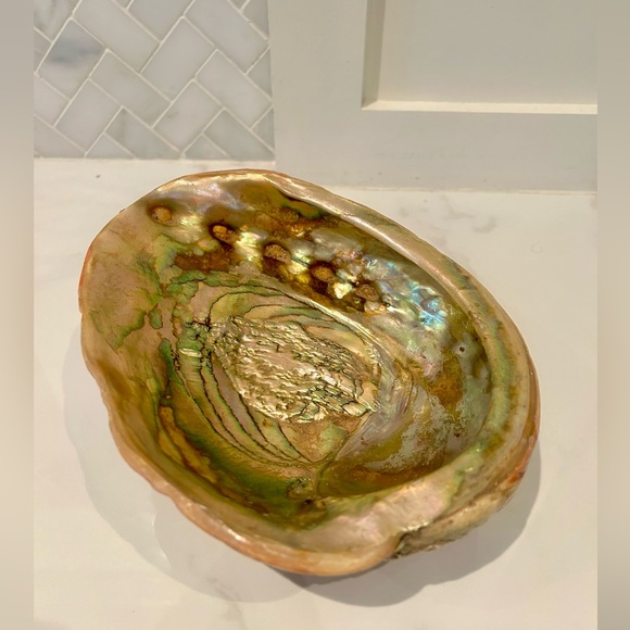 Genuine Abalone Shell Footed Bowl from the 1960's - Picture 7 of 12